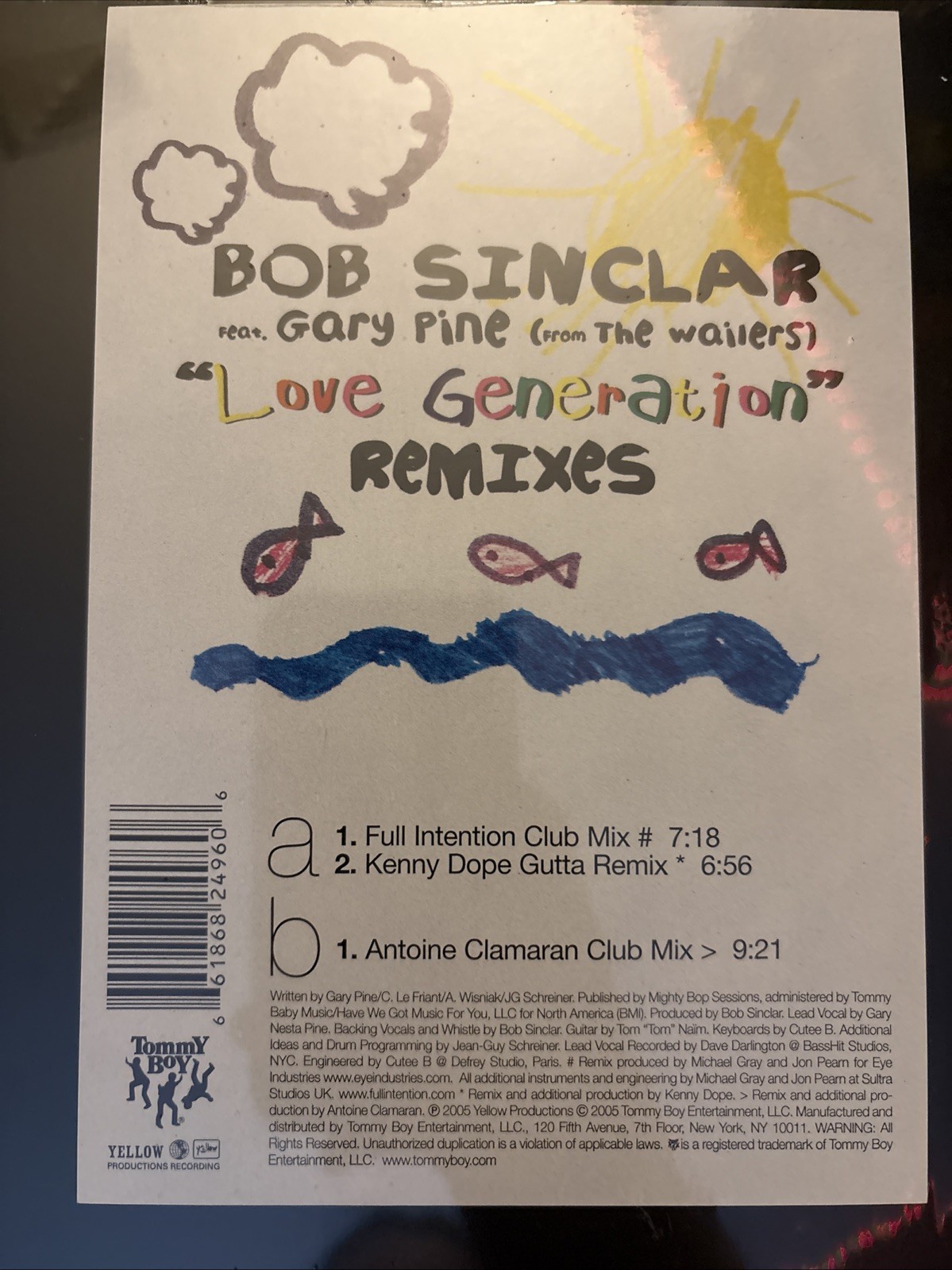 BOB SINCLAIR Love Generation SINGLE VINYL 2005