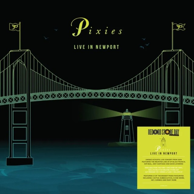 Pixies Live In Newport Double Vinyl LP Colored Green Yellow RSD 2026