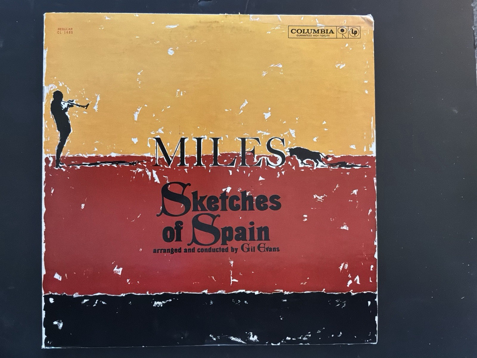Miles Davis Sketches Of Spain Vinyl LP Orig CL 1480 Record HIGH FIDELITY