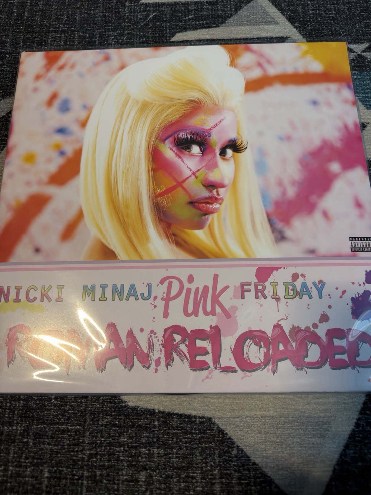 Nicki Minaj Pink Friday: Roman Reloaded Black Vinyl LP 12″ Cash Money Records