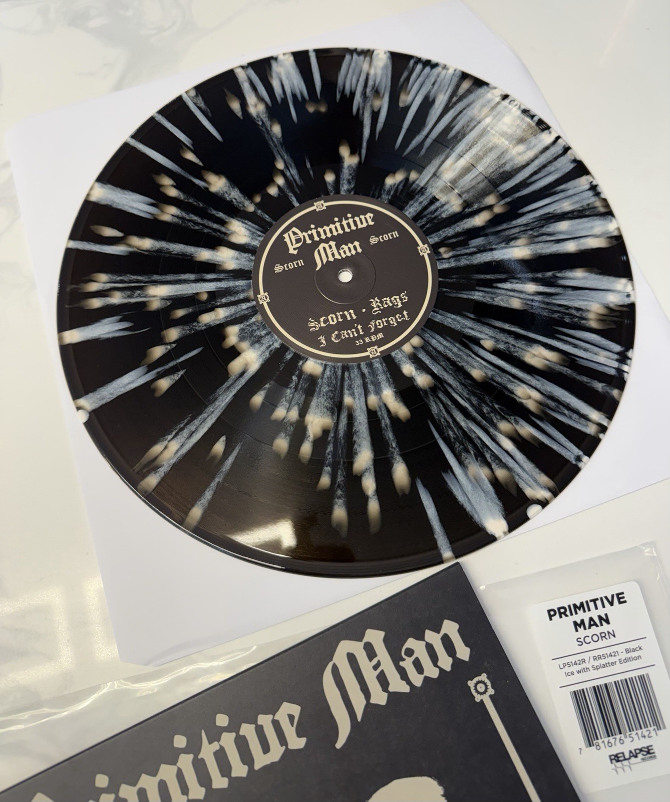 Primitive Man – SCORN LP (NEW) Limited Edition of 500 MINT Condition