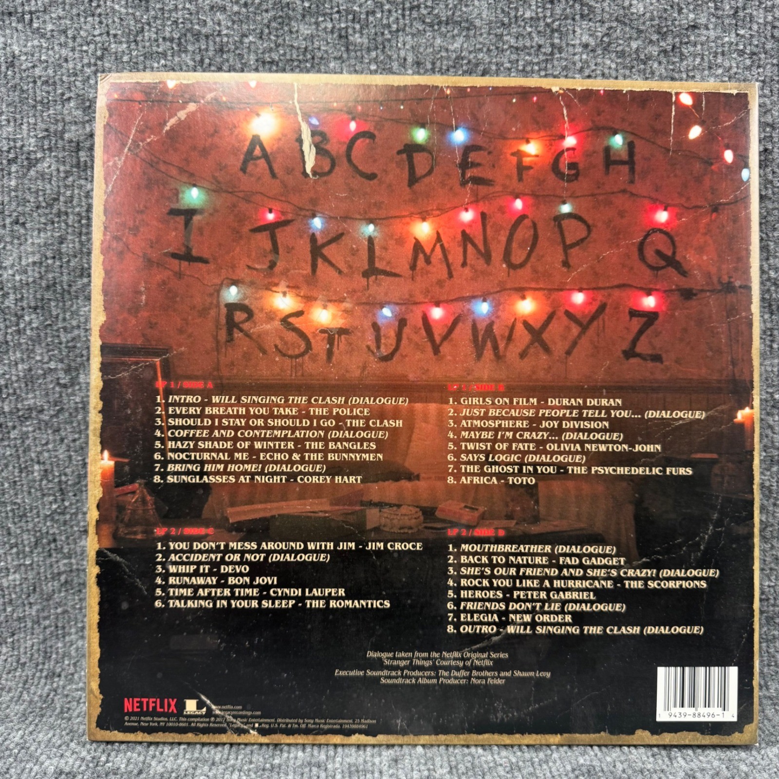 Stranger Things Special Edition Soundtrack Seasons 1 & 2 Red Marble Vinyl 2LP