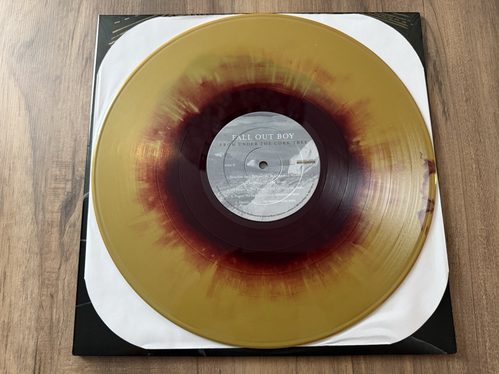 Fall Out Boy – From Under The Cork Tree – Hot Topic /2000 Gold Maroon Vinyl