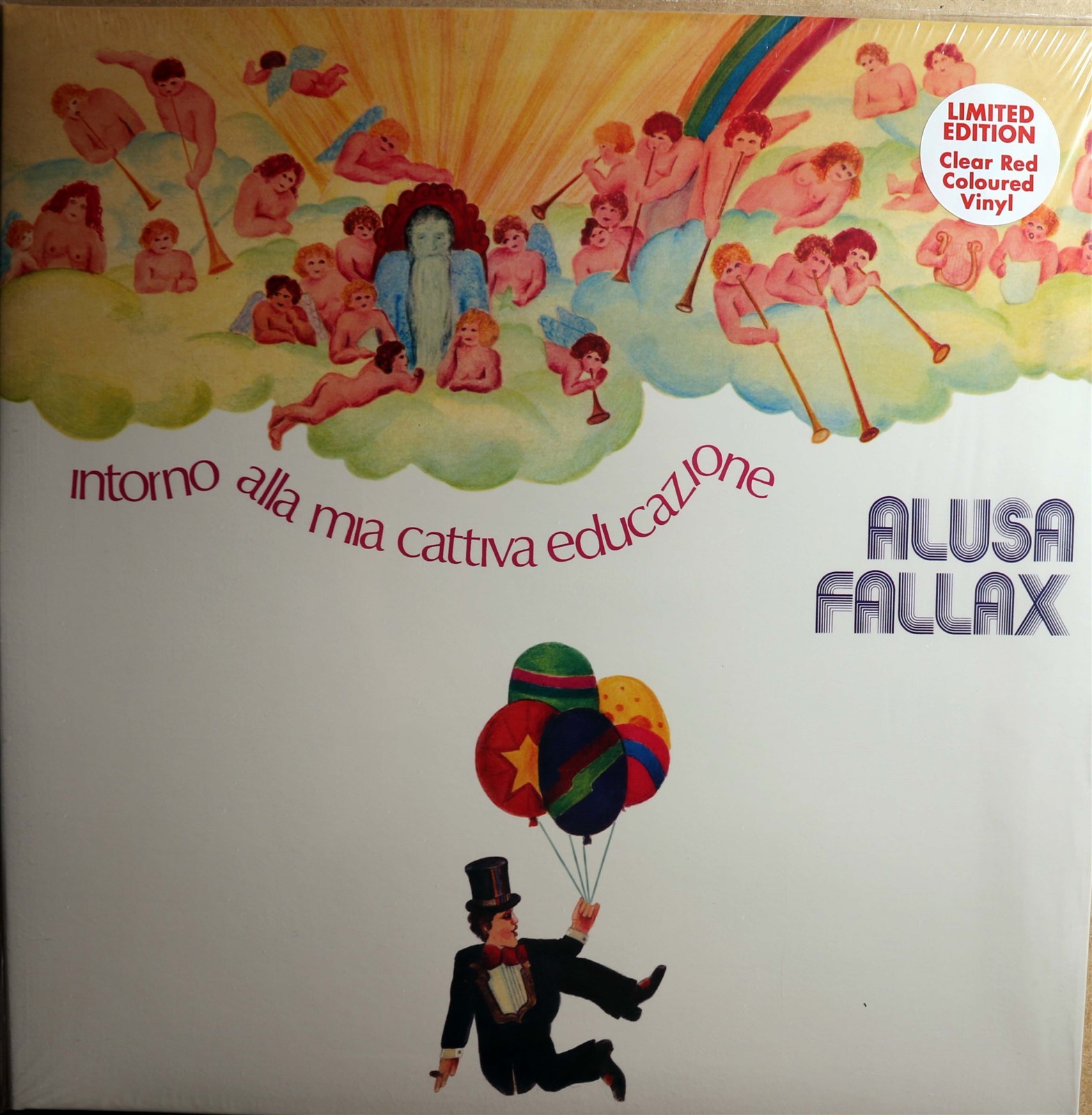 Alusa Fallax-Intorno All mia Cattiva Italian prog lp reissue new red vinyl