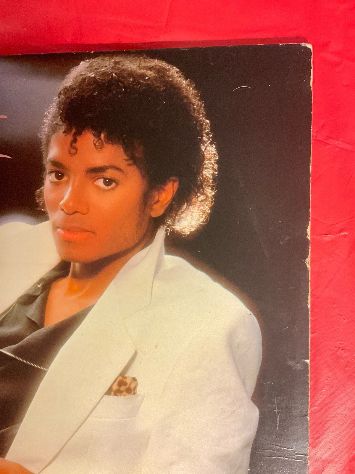 Michael Thriller LP 1982 Early Error Cover PAL 38112-2J PBL 38112-2F Vinyl
