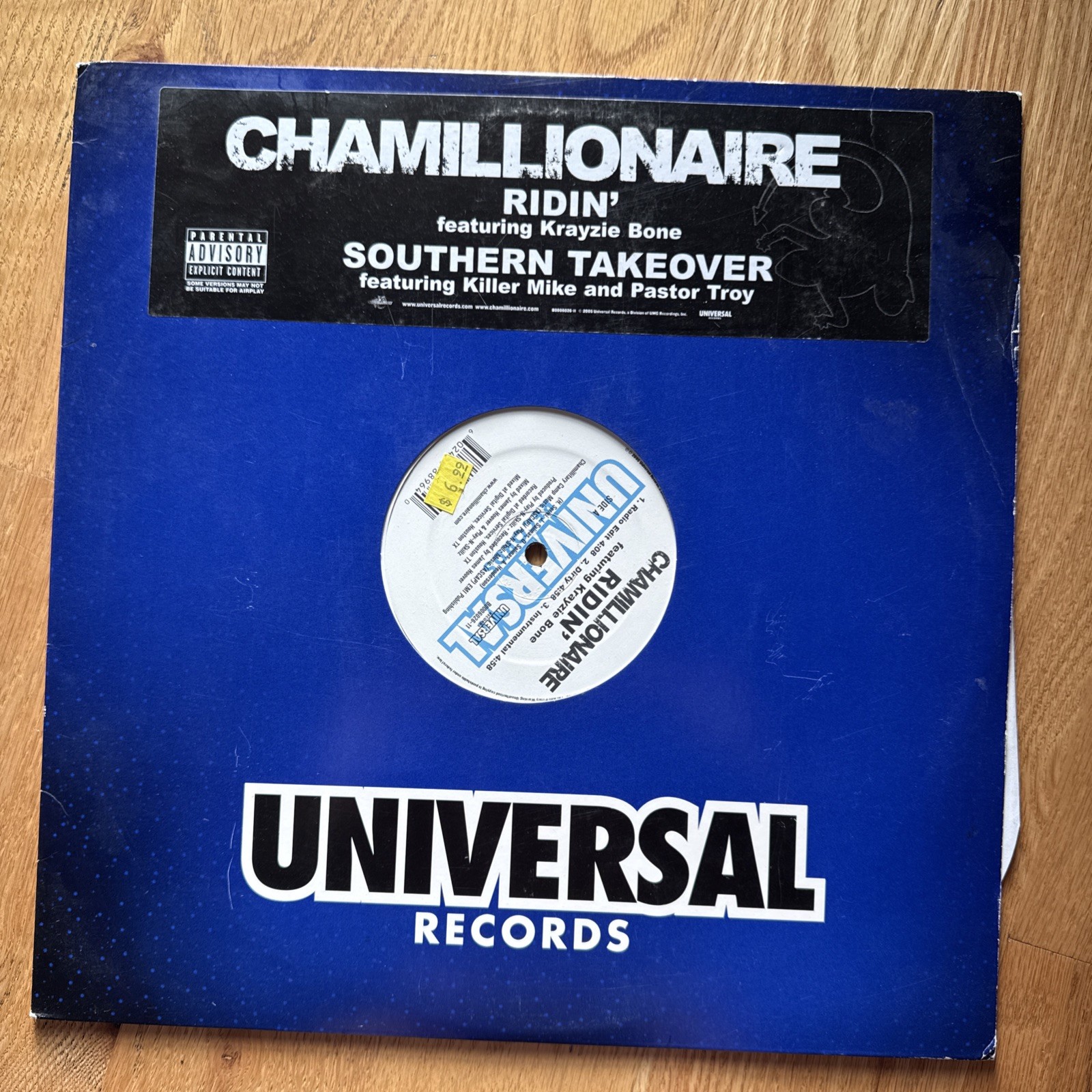Chamillionaire Ridin 12″ Vinyl Krayzie Bone Southern Takeover Killer Mike Troy