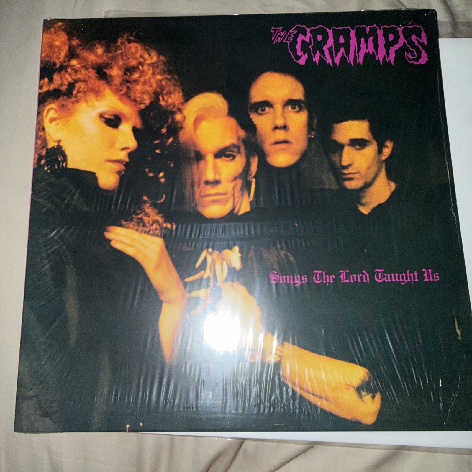THE CRAMPS Songs The Lord Taught Us LP Black & Purple Marbled Vinyl