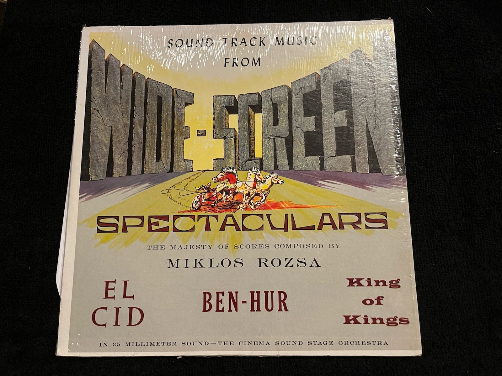 Miklos Rozsa – Wide-Screen Spectaculars – Ben Hur 12″ 1962 Soundtrack SF-16400