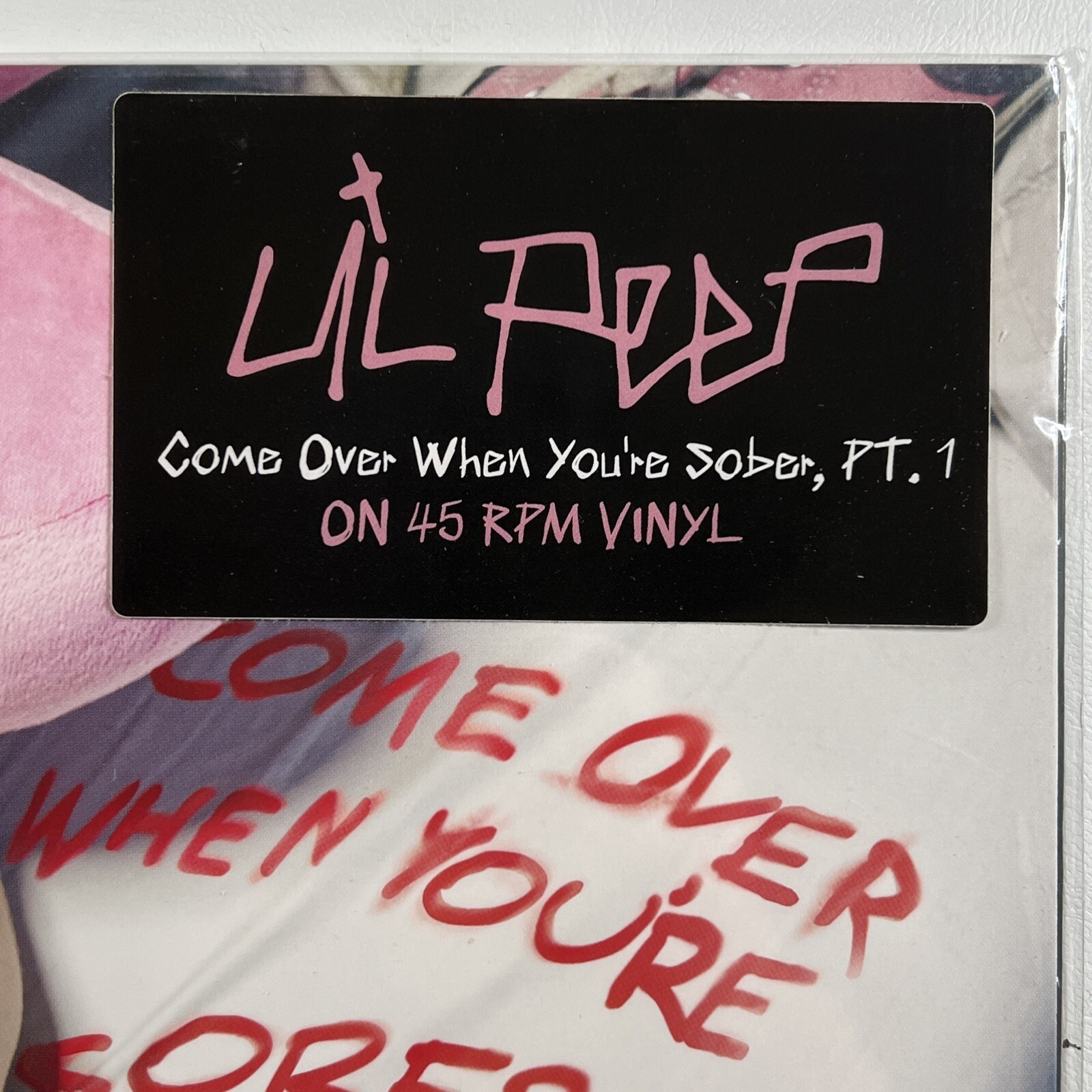 Lil Peep “Come Over When You’re Sober, Pt. 1” LP/AWAL (Sealed) Clear Pink 45RPM