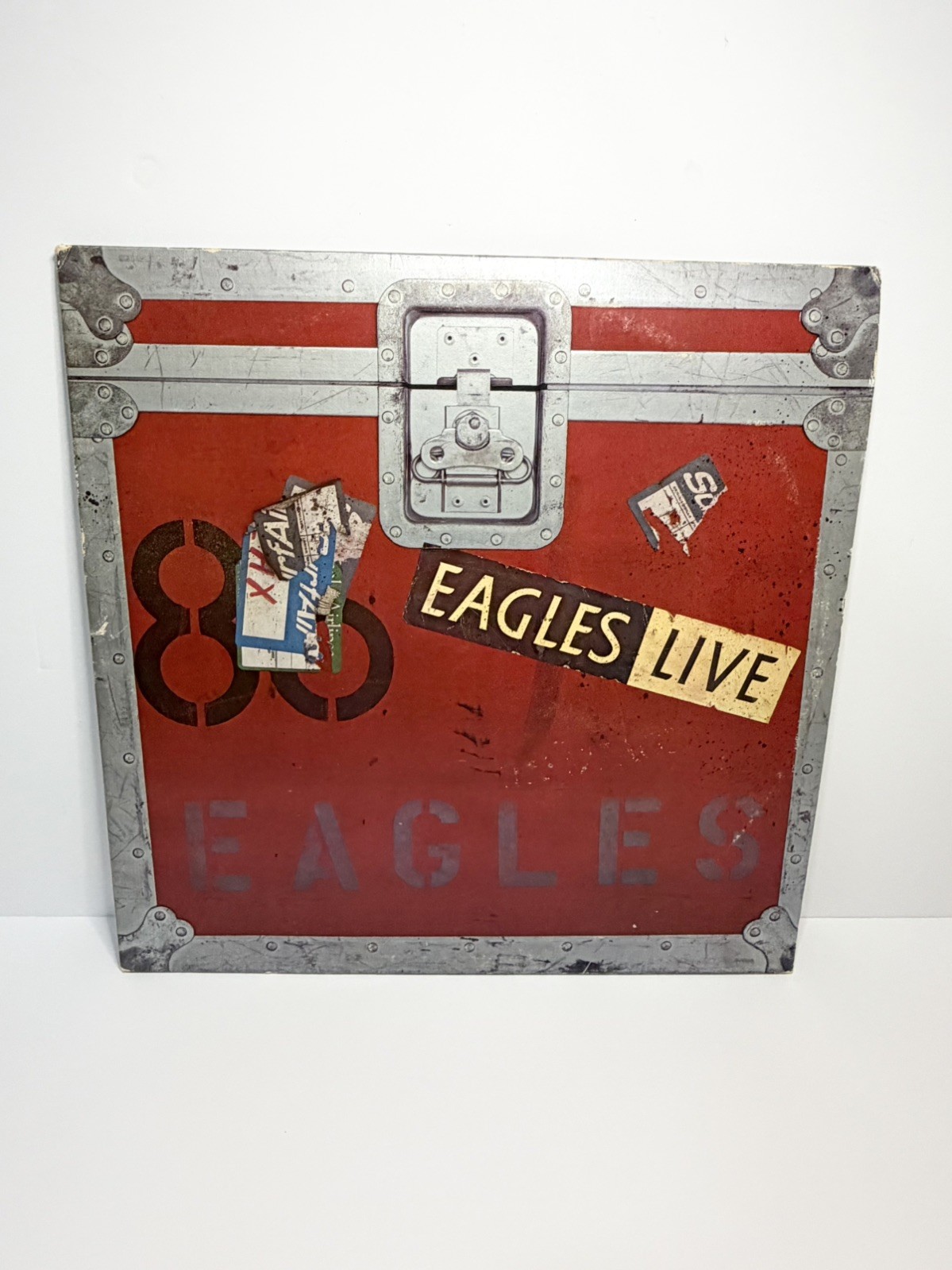 The “Eagles Live” 1980 Release Double Vinyl LP Includes Poster