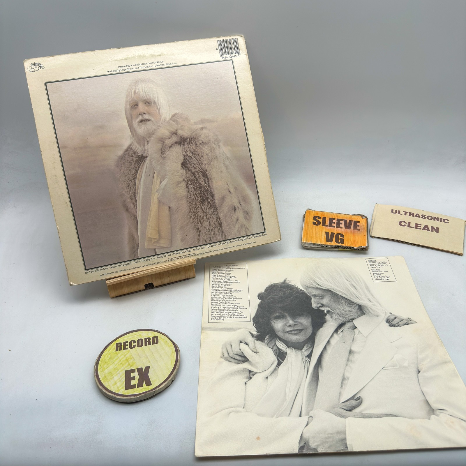 Edgar Winter- The Edgar Winter Album EX/VG Ultrasonic Clean 1979 Vinyl Record