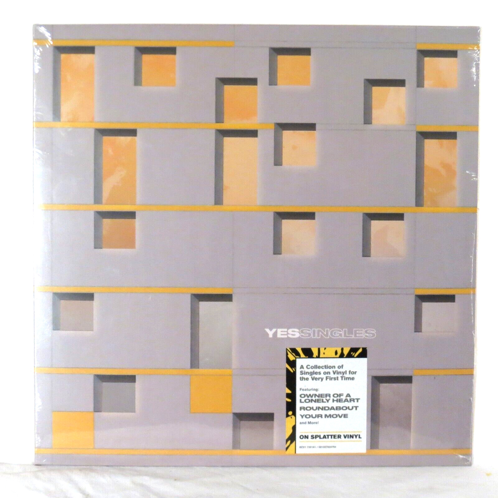 YES ‎– Yessingles 2023 Black, Orange And Yellow Splatter edition LP SEALED
