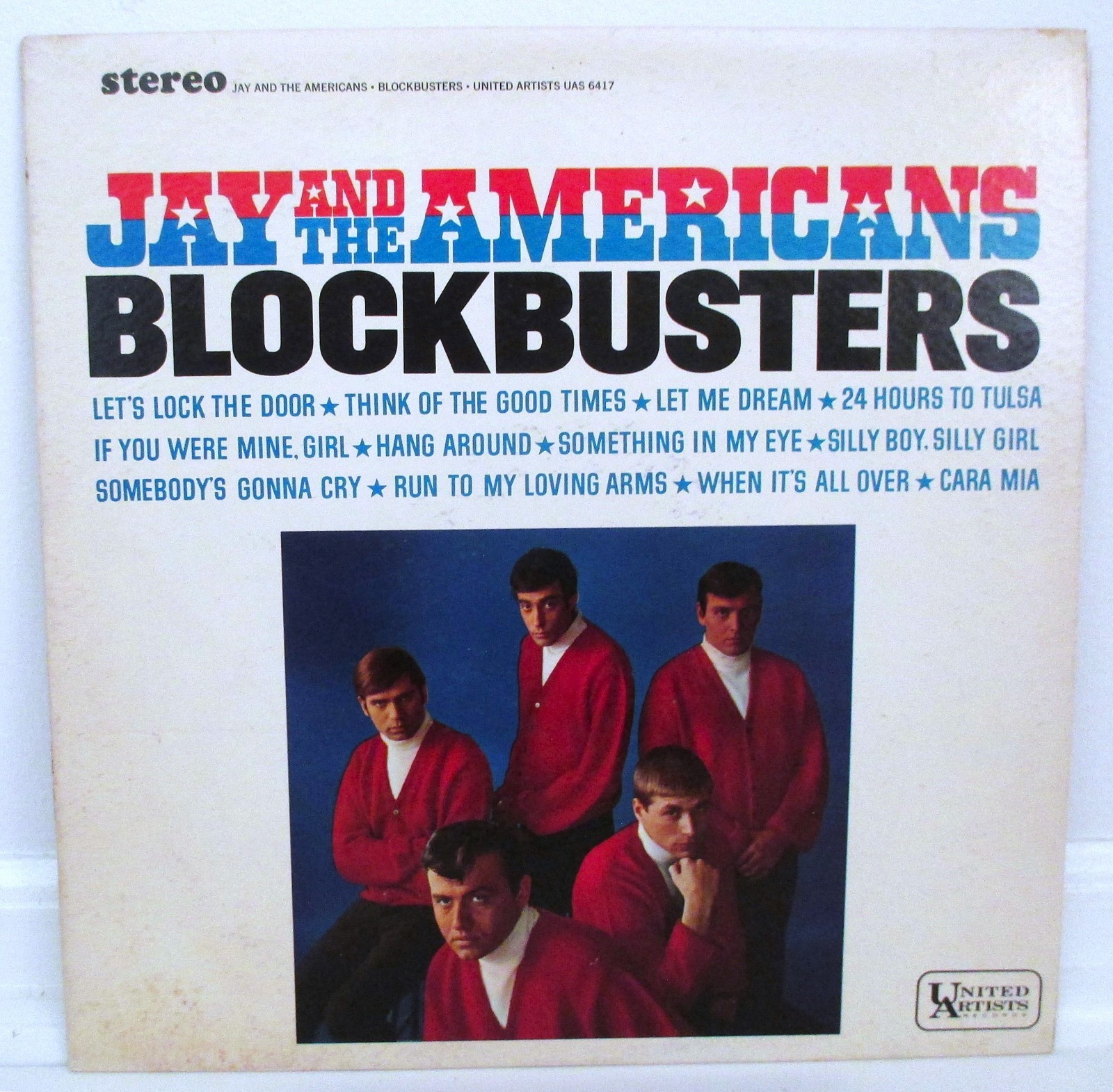 1965 STEREO LP Jay & The Americans Blockbusters STILL SEALED INNER BAGGY LP!!!!