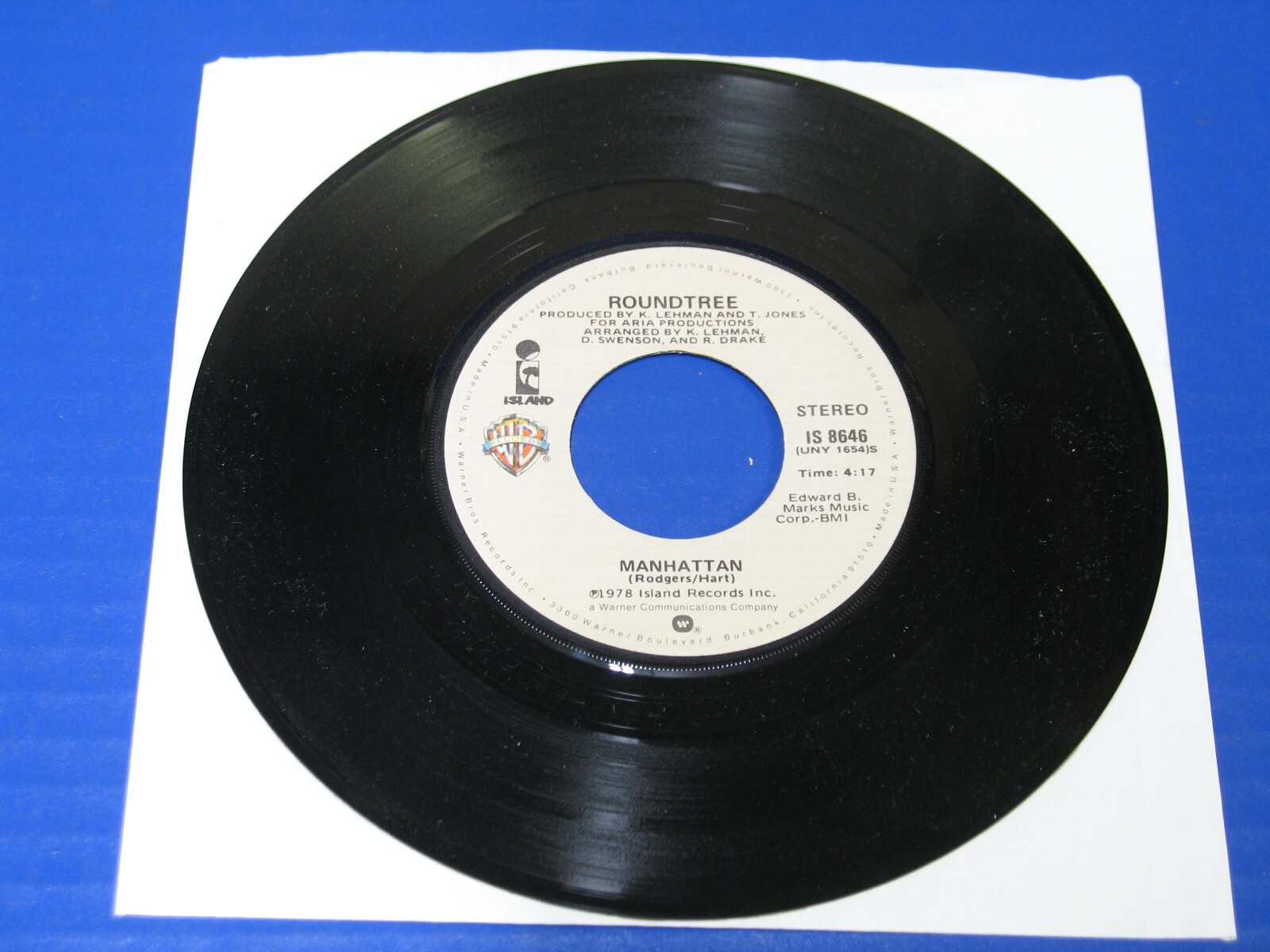 ROUNDTREE – Get On Up (Get On Down) / Manhattan – 70s Funk Soul 45 VG+ VINYL