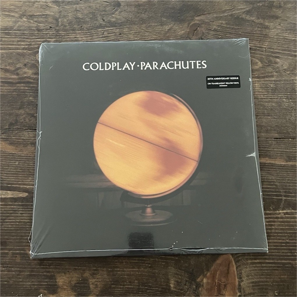 Coldplay Parachutes 20th Anniversary Reissue Yellow Colored Vinyl LP Record