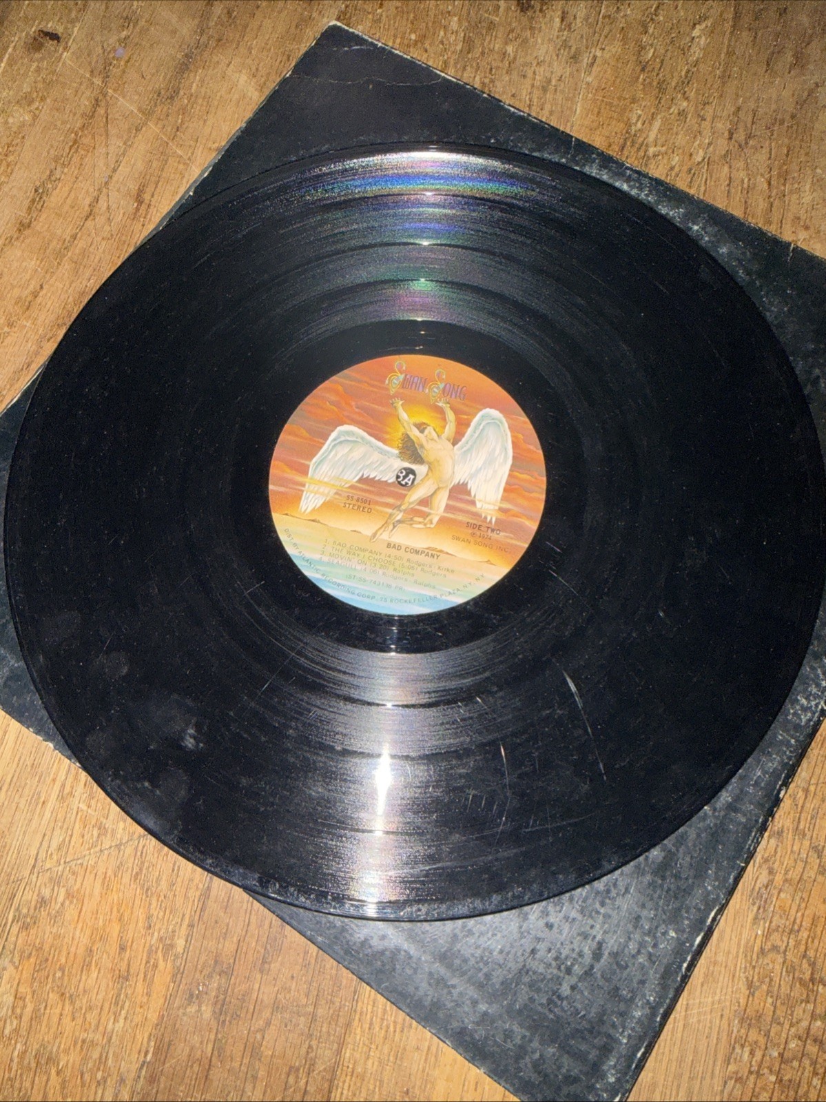 Bad Company BAD CO 1974 LP Vinyl Island Records ILPS 9279
