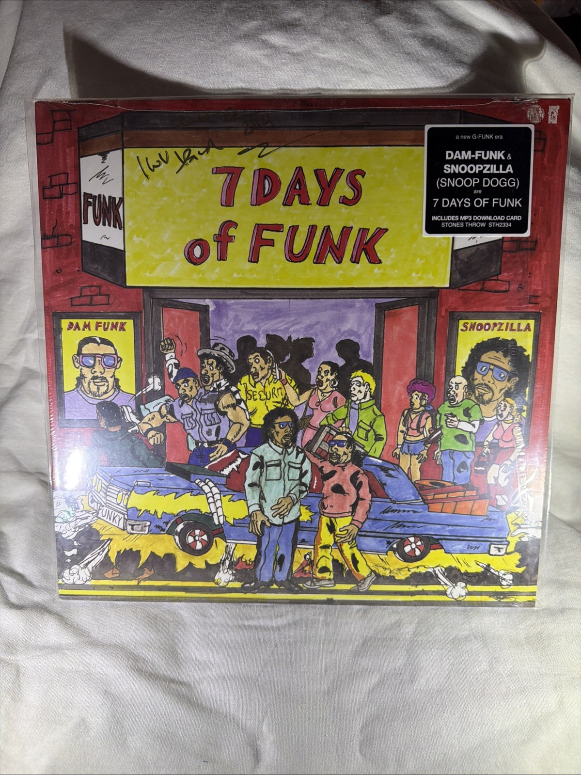 Snoop Dogg & Dam-Funk 7 Days of Funk LP Stones Throw Record Dam Snoopzilla NM/EX