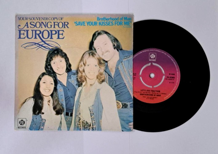 Brotherhood Of Man – Save Your Kisses For Me – 7″ – Song For Europe -Eurovision