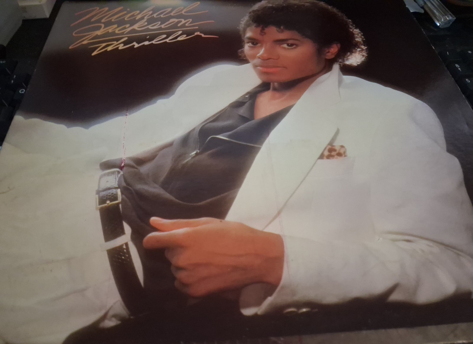 MICHAEL JACKSON Thriller 1982 EpicRare Back Cover Error 1st Pressing Misprint