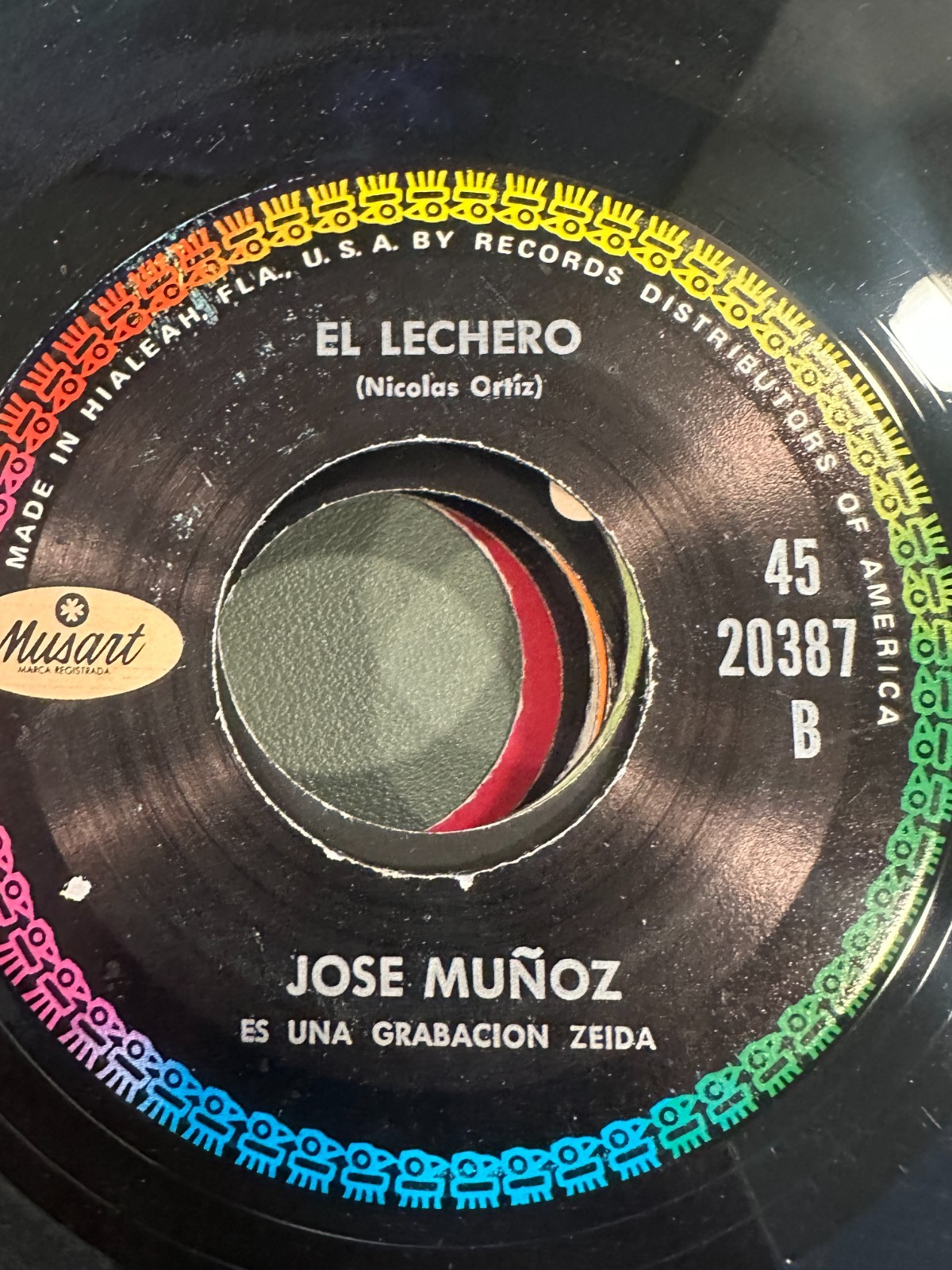 Latin 45 Hear Colombia Cumbia Musart Jose Muñoz El Lechero Cascale Cascale VG