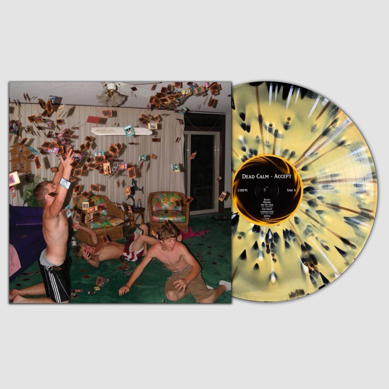 Dead Calm – Accept Yellow Black Starburst Vertigo Vinyl LP /300 PRESALE✅