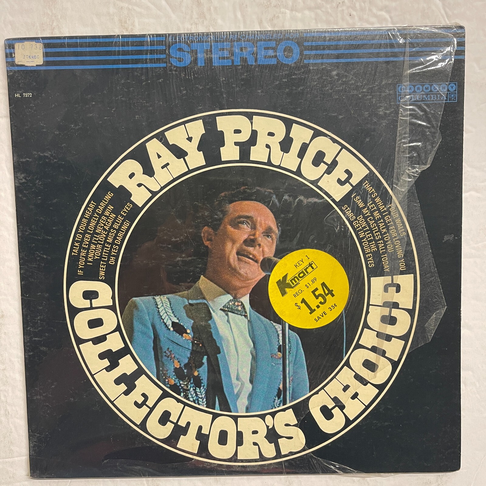 Ray Price ‎– Collector’s Choice Vinyl, LP 1966 Harmony ‎– HS 11172