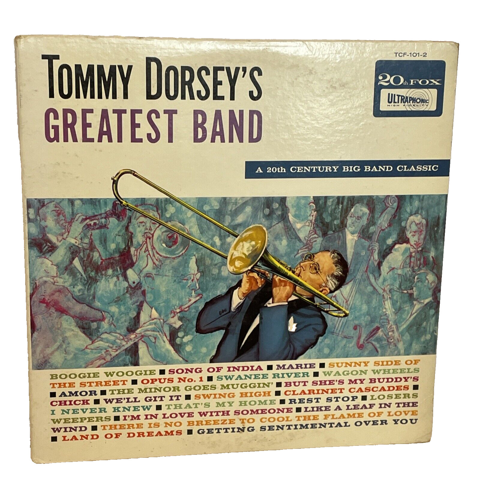 Tommy Dorsey’s Greatest Band (Vinyl, 1959, 2x LP) 20th Fox TCF-101-2 VG LP