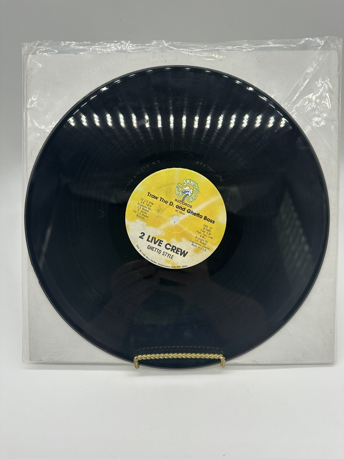 1986 – 2 LIVE CREW & GHETTO STYLE – TROW THE D / GHETTO BASS – LUKE SKYYWALKER