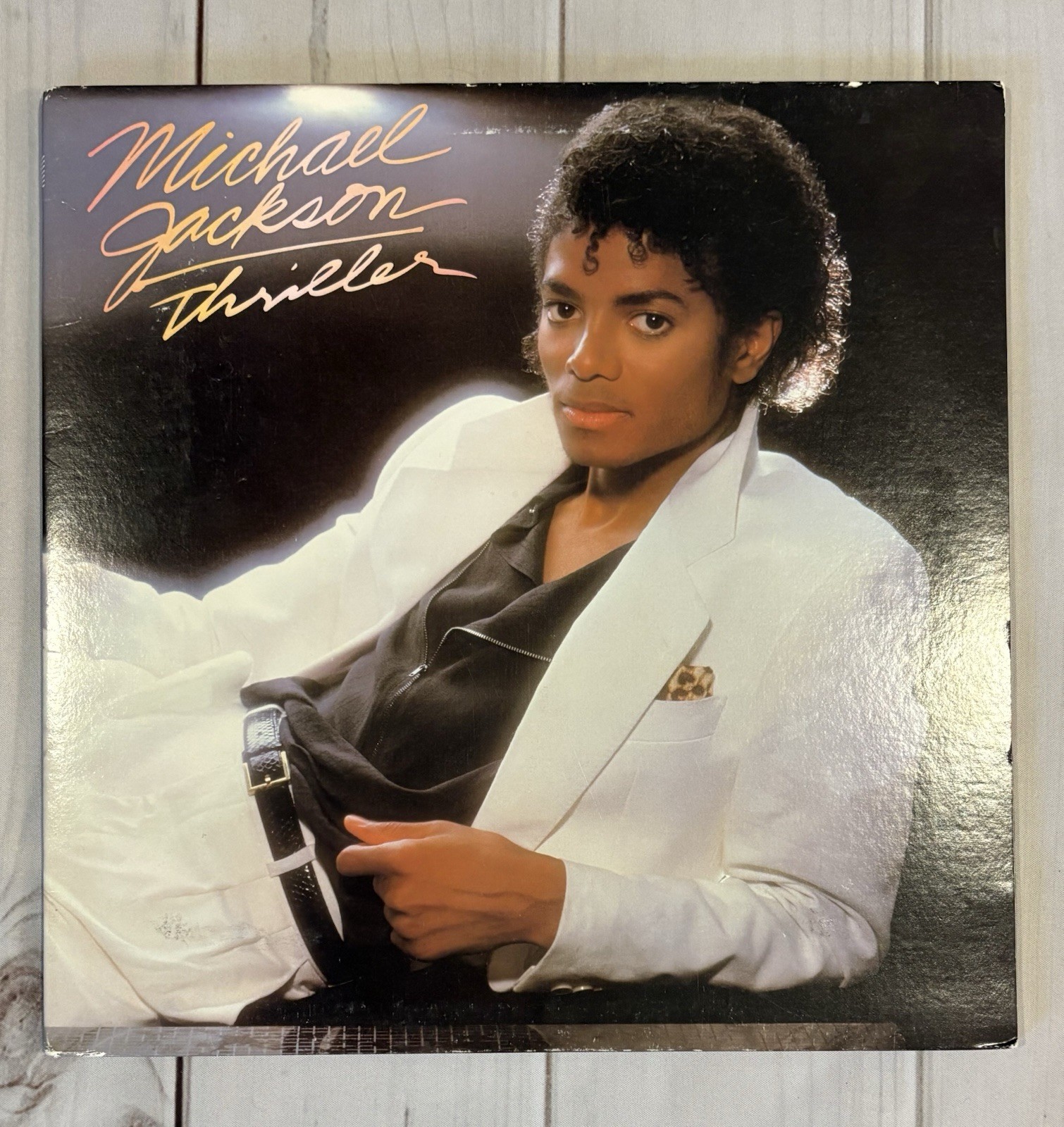 Michael Jackson Thriller QE 38112 Vinyl 1982 First Press No Producer Misprint