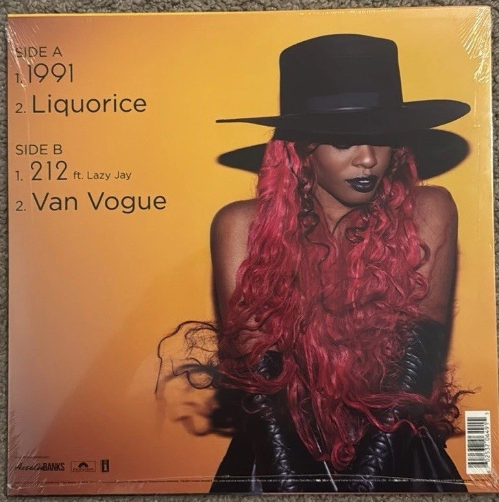 Azealia Banks – 1991 EP Vinyl Sealed 12” Record | Includes “212” & “Liquorice”