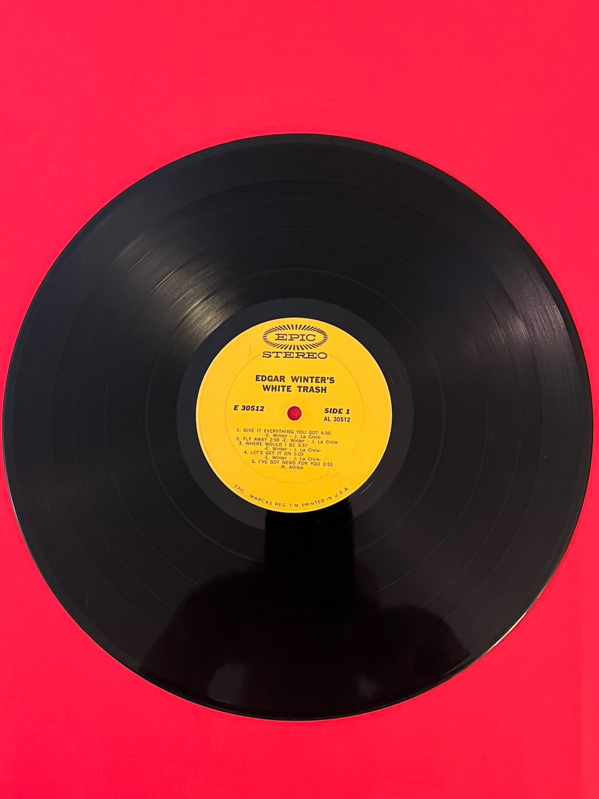 LP Edgar Winter’s White Trash Epic – E 30512 US 1971