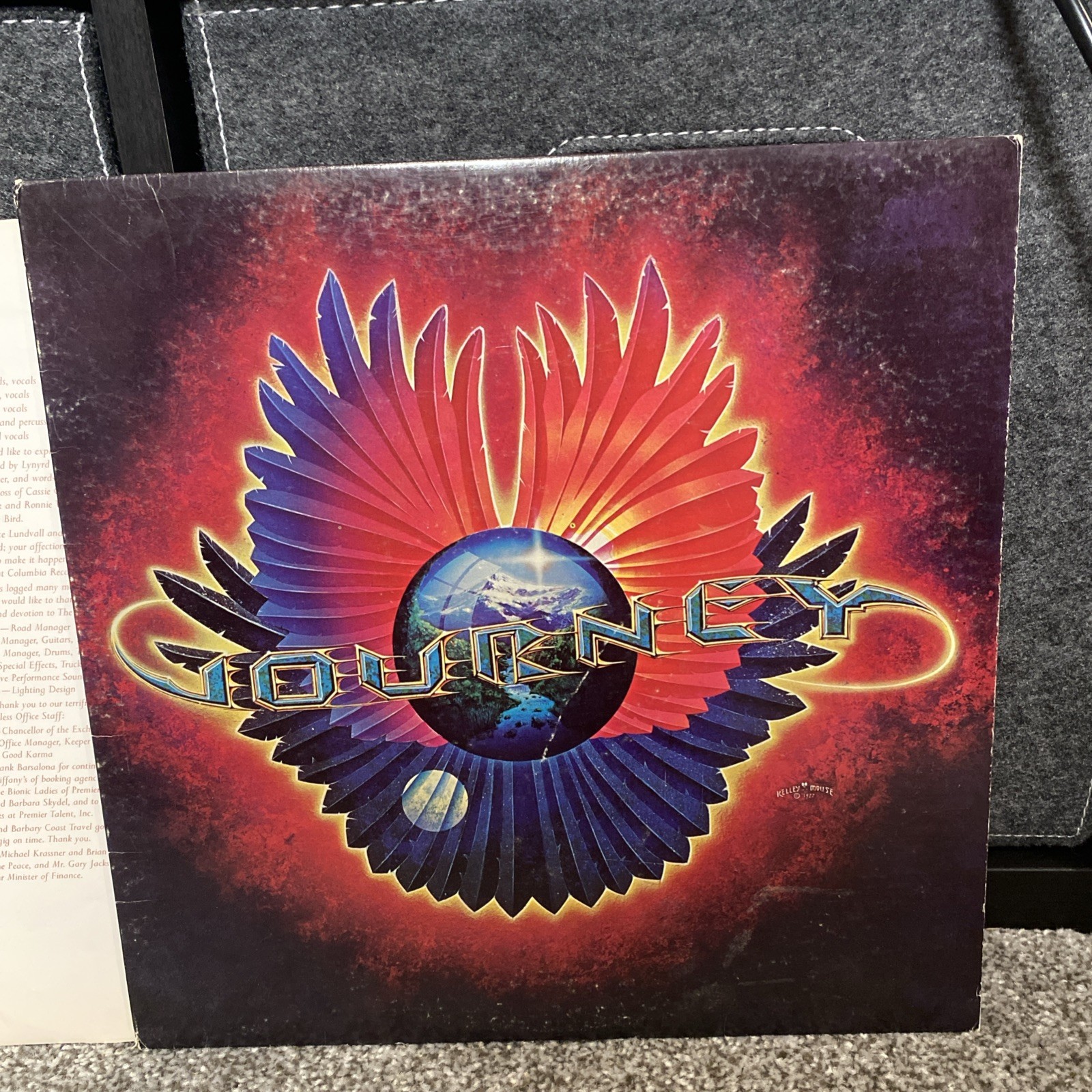 Journey Infinity Vinyl LP Record JC 34912 Original Lyric Inner Sleeve 1978 Rock