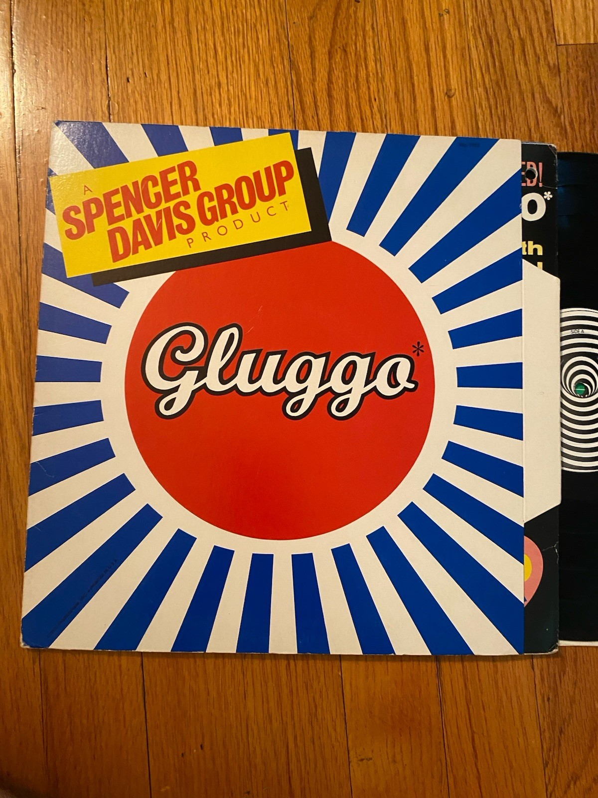 SPENCER DAVIS GROUP GLUGGO EX LP ORIG. 1973 VERTIGO SWIRL W/ INNER FREE SHIP