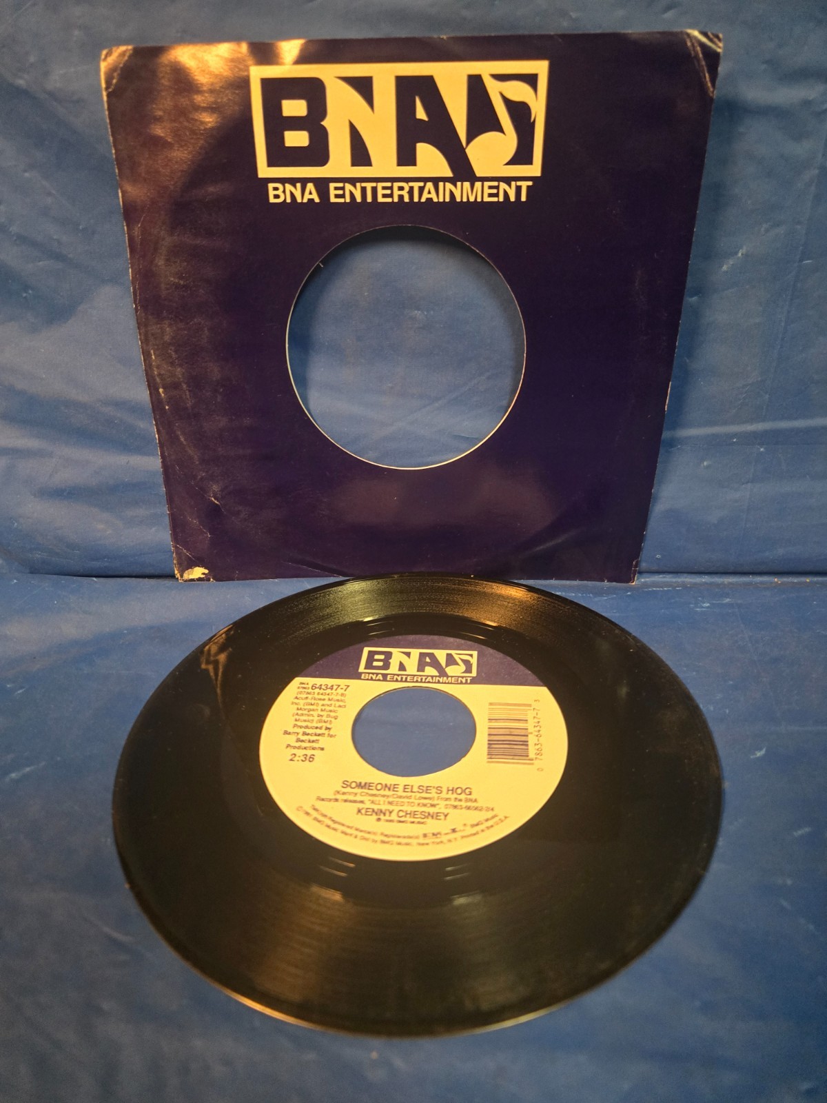 Kenny Chesney – All I Need To Know – 7″ COUNTRY VINYL SINGLE