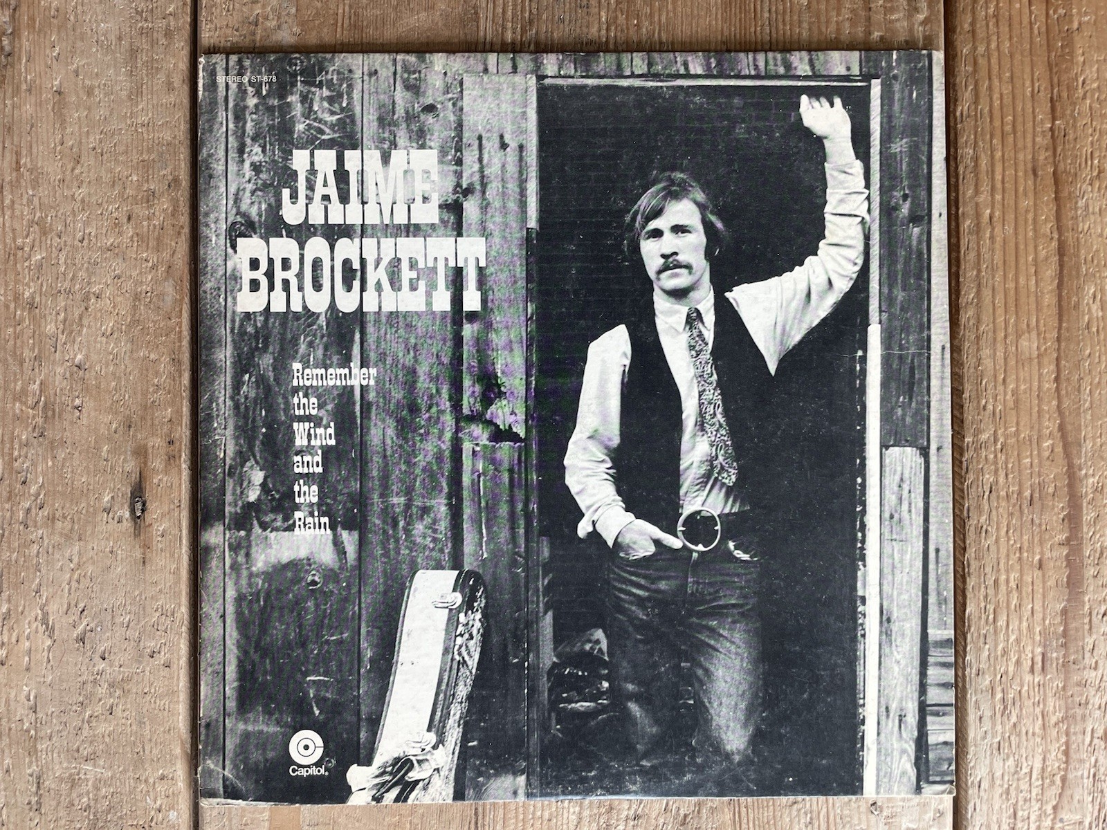 Jaime Brockett: Remember The Wind And The Rain vinyl LP G/G+ 1971 Capitol ST-678
