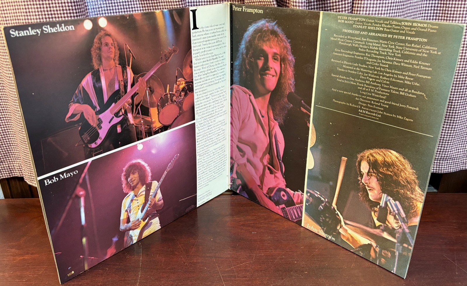 2707: Peter Frampton “Frampton Comes Alive – UK PINK 2LP” A&M AMLM 63703