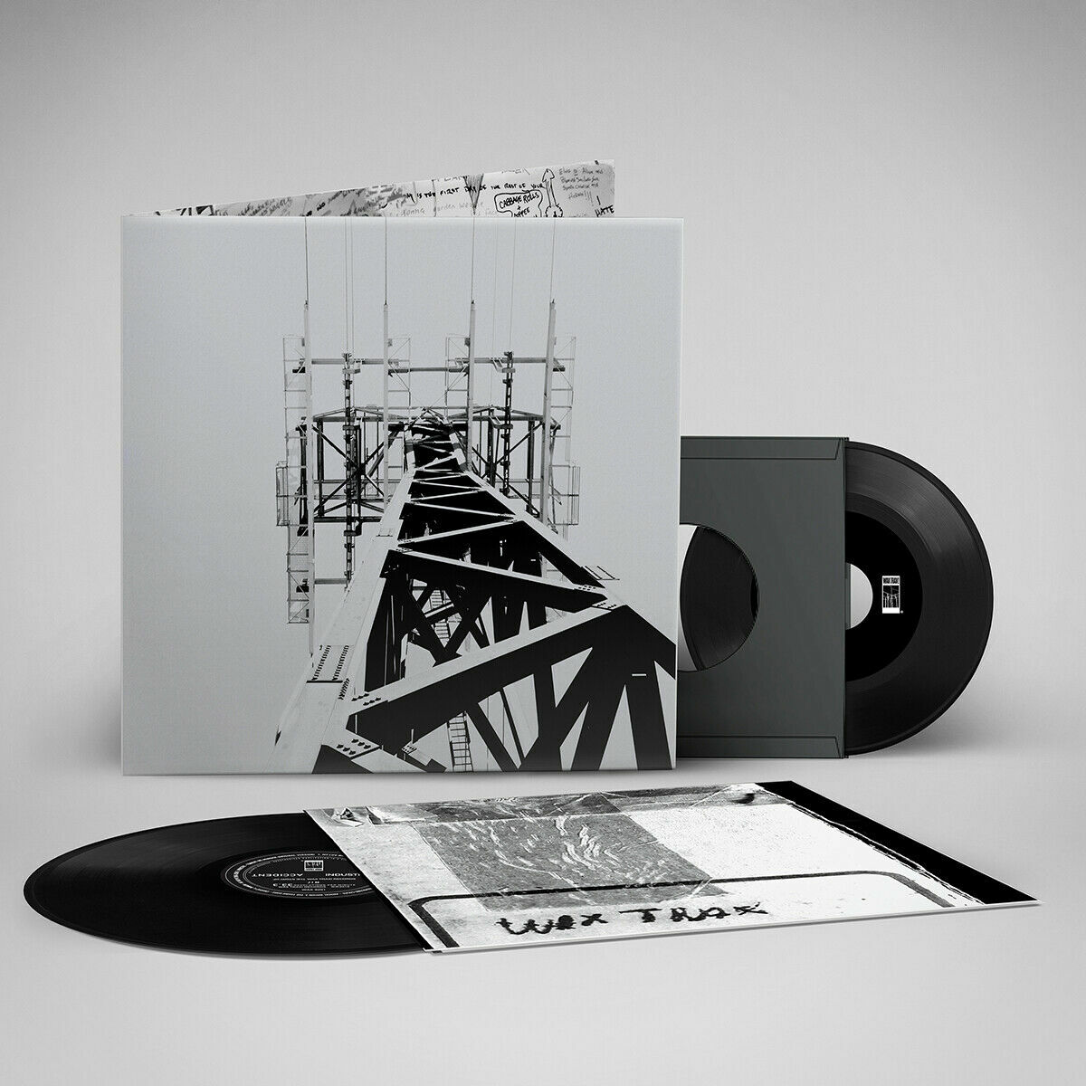 New! Industrial Accident Wax Trax Comp Deluxe Gatefold Ed. FAST FREE SHIPPING!