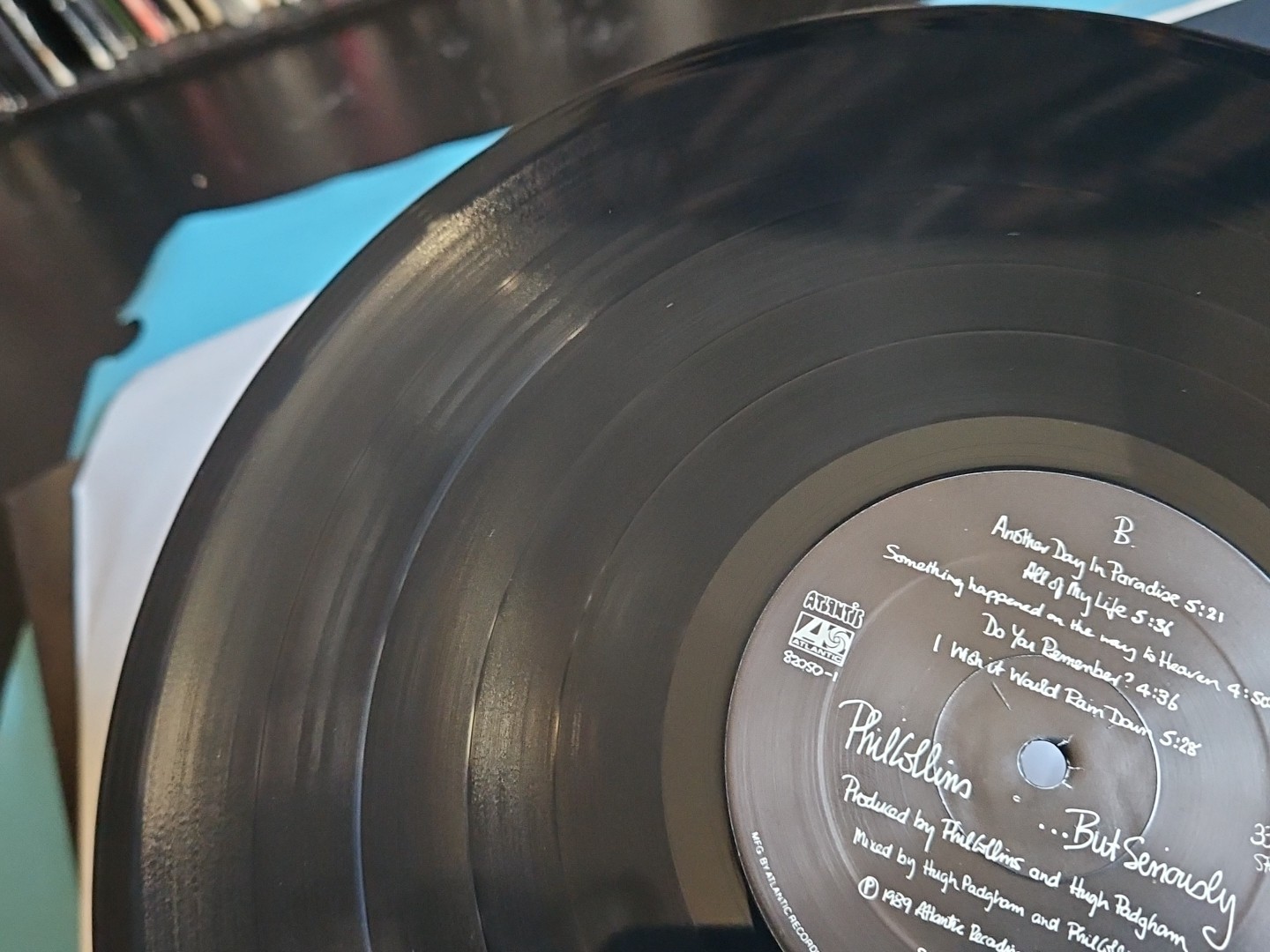 Phil Collins ‎– …But Seriously 1989 VG+ LP Album Pop Rock Atlantic 82050-1 #1