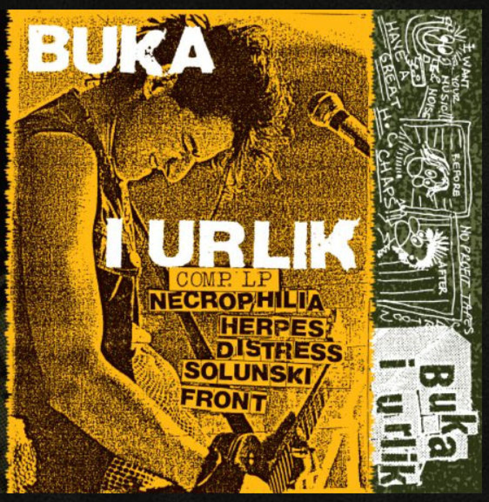 Buka I Urlik LP+CD F.O.A.D. Records 2024 reissue 1983 Yugo hardcore compilation