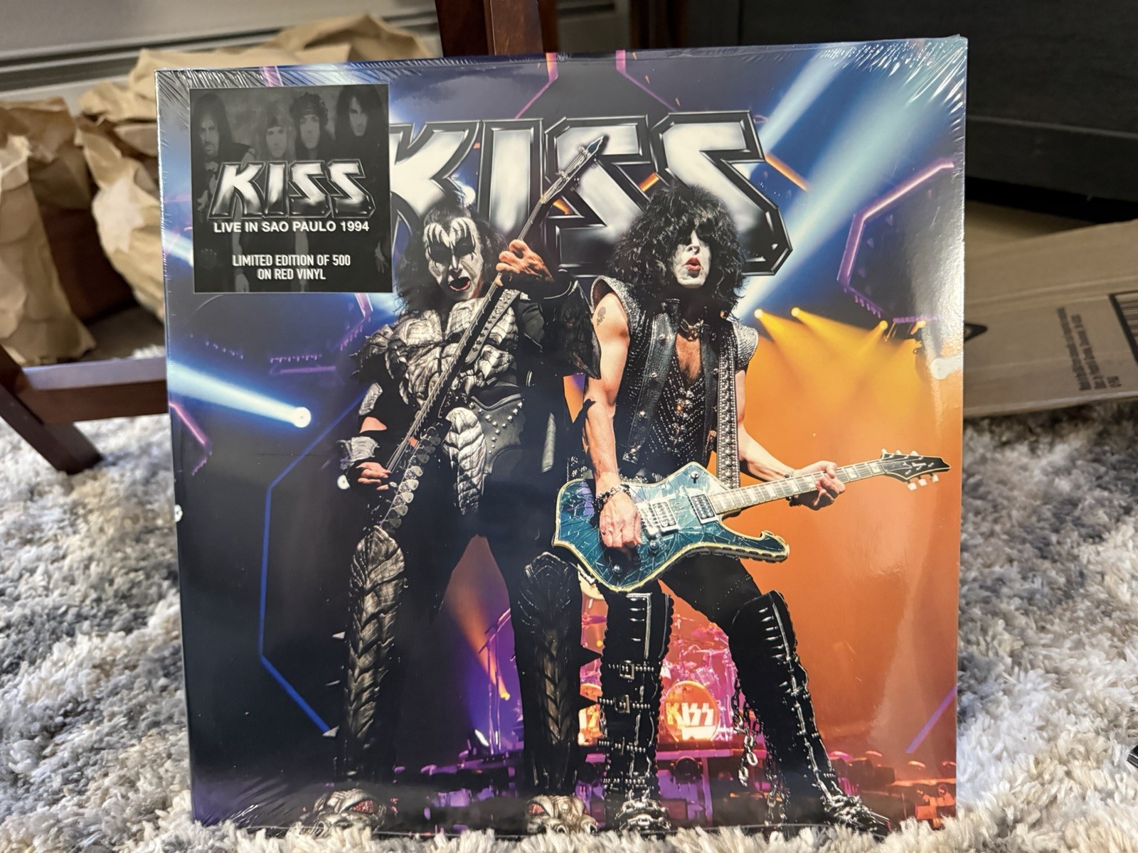 RARE KISS double LP sealed Live in San Paulo 1994 – 1 of 500