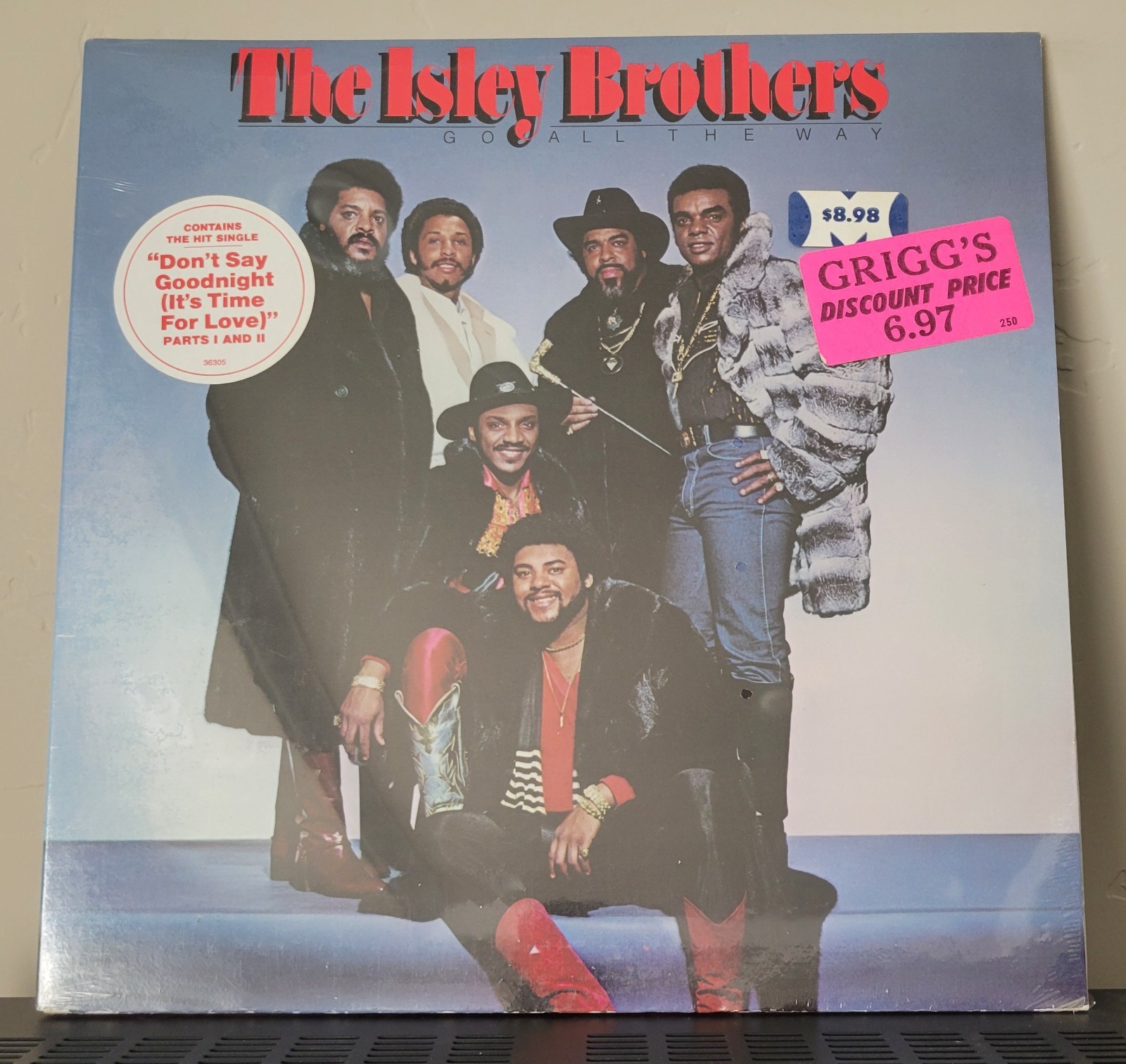 The Isley Brothers – Go All The Way LP Record FACTORY SEALED Vintage Funk Soul