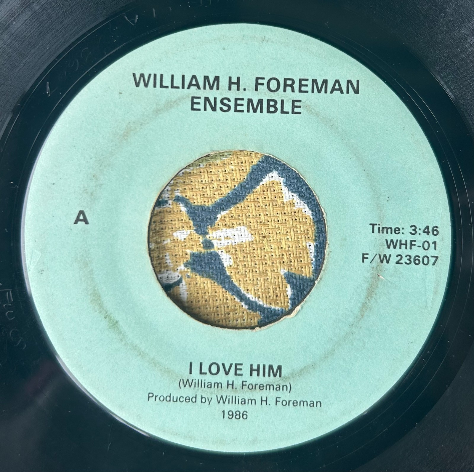 William H. Foreman Ensemble – I Love Him / Bye & Bye 45RPM