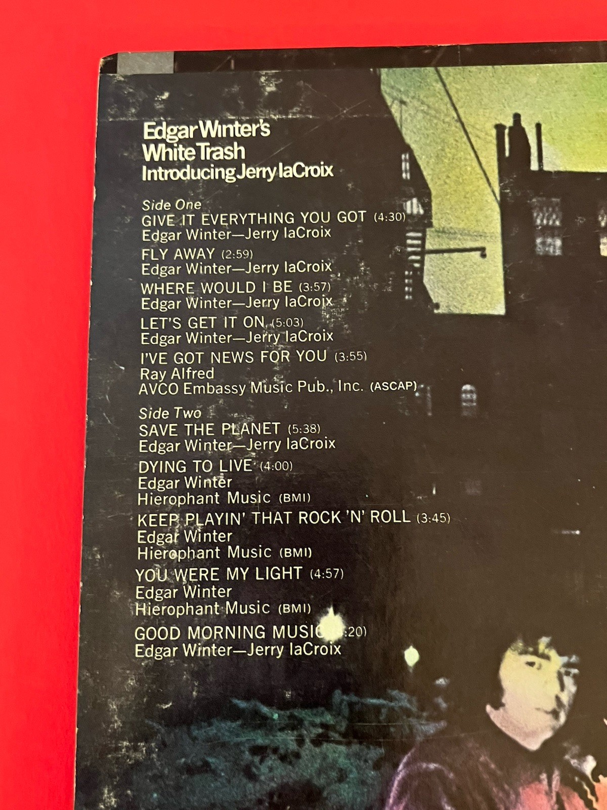 LP Edgar Winter’s White Trash Epic – E 30512 US 1971