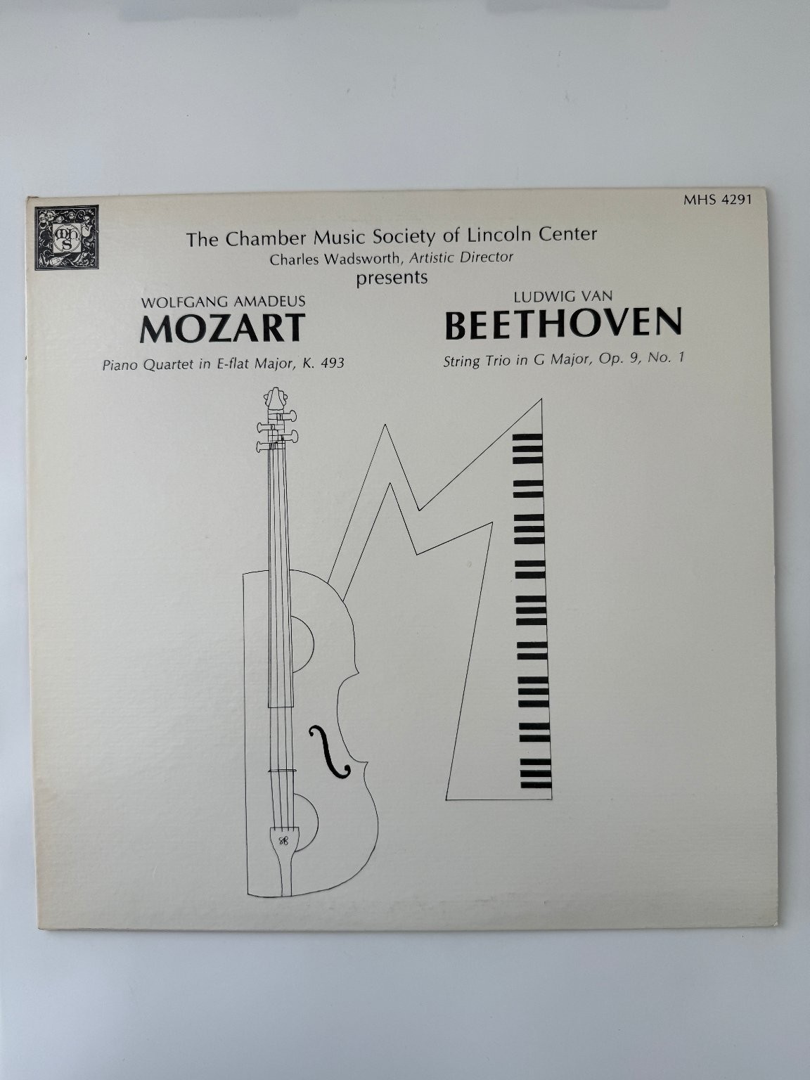 Musical Heritage Society Mozart & Beethoven 12″ Vinyl Record MHS 4291