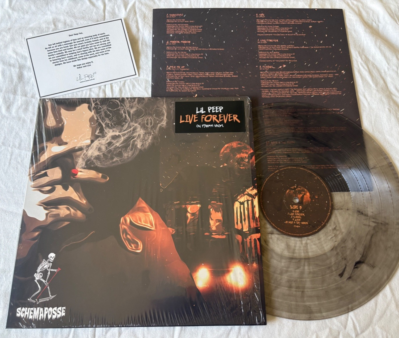 Lil Peep – Live Forever LP Inner Shrink (NM) [1st Press, Smoke]