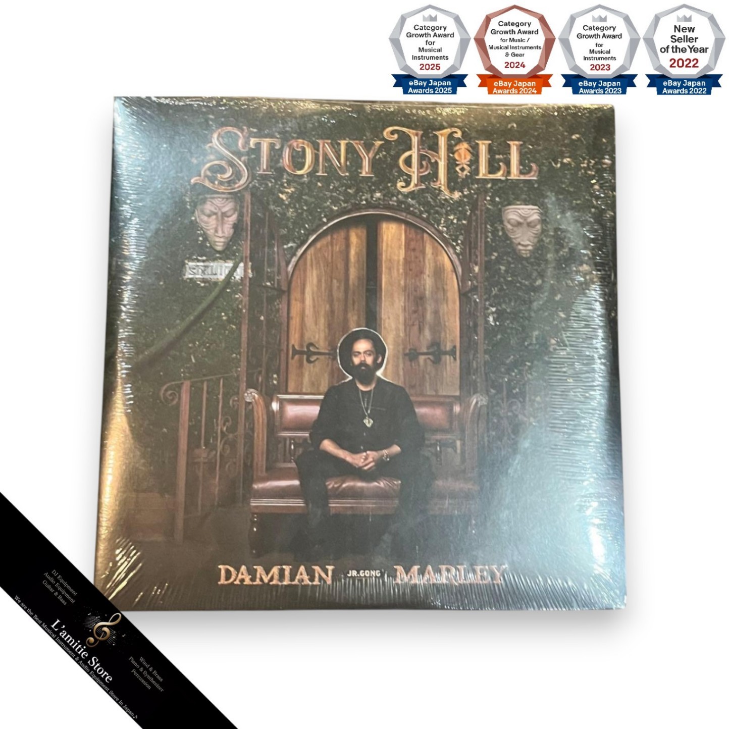 Damian Marley Stony Hill 2LP Vinyl Record Retro Sound