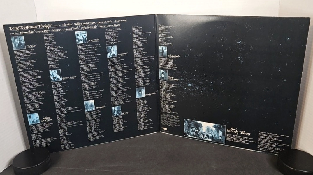 The Moody Blues – Long Distance Voyager – 1981 Threshold Rock Vinyl LP Record
