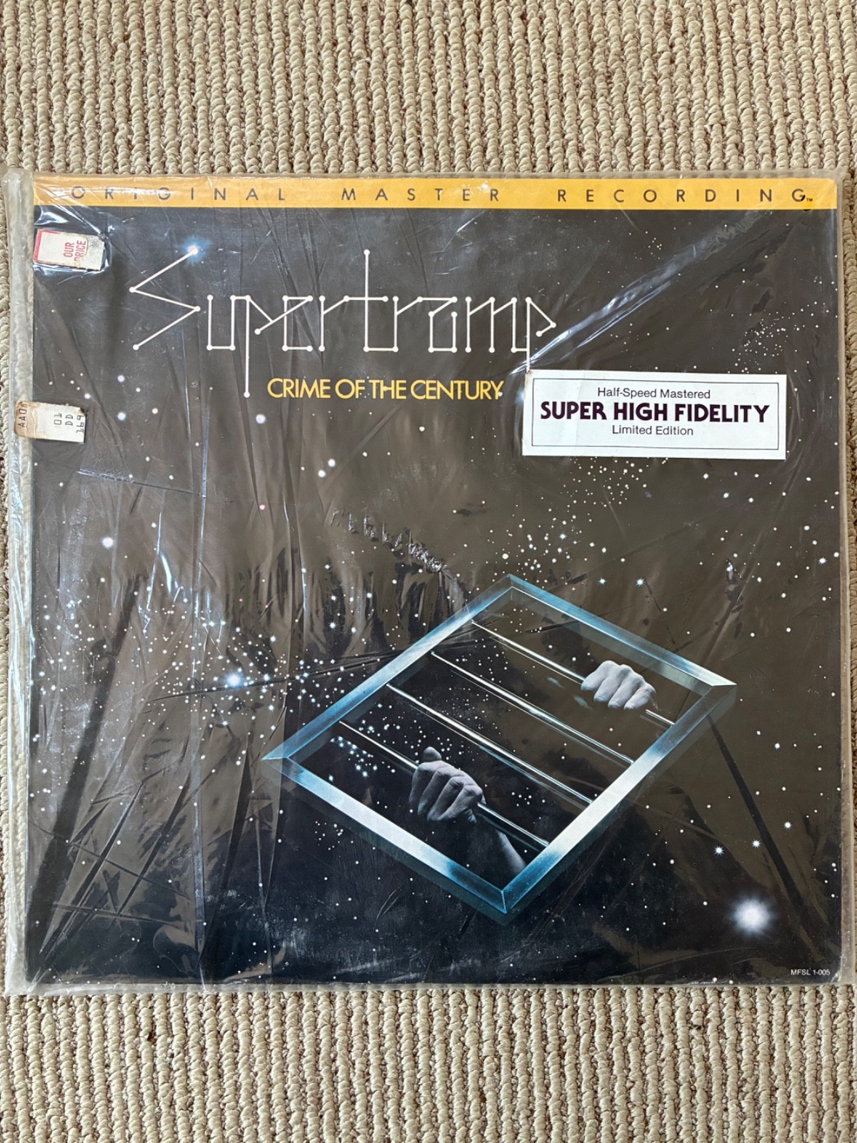 SEALED Supertramp Crime Of The Century MFSL 1-005 Mobile Fidelity Sound Labs