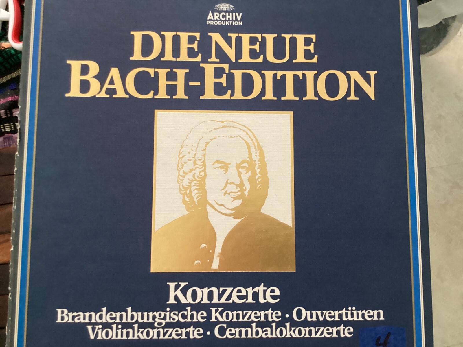 Vtg 10 records se Bach – Die Neue Bach-Edition – Konzerte – Brandenburgische #4