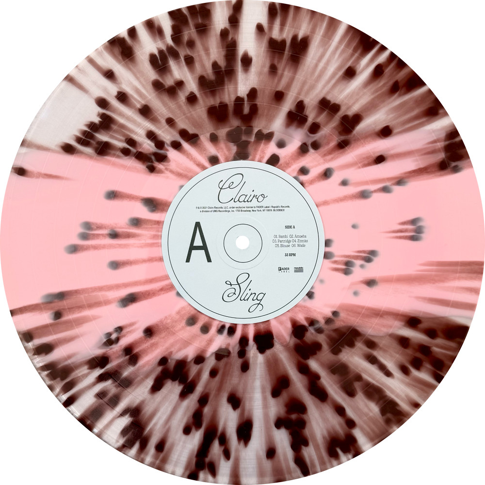 PRESALE July 16 Clairo Sling Milky Clear Splatter Baby Pink Blood Vinyl LP